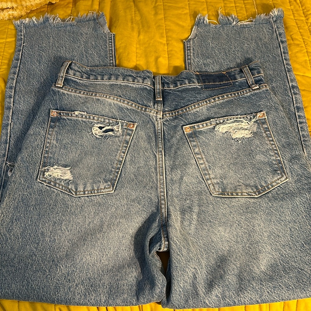 FREE PEOPLE x We The Free Distressed Baggy Boyfriend Jeans  29